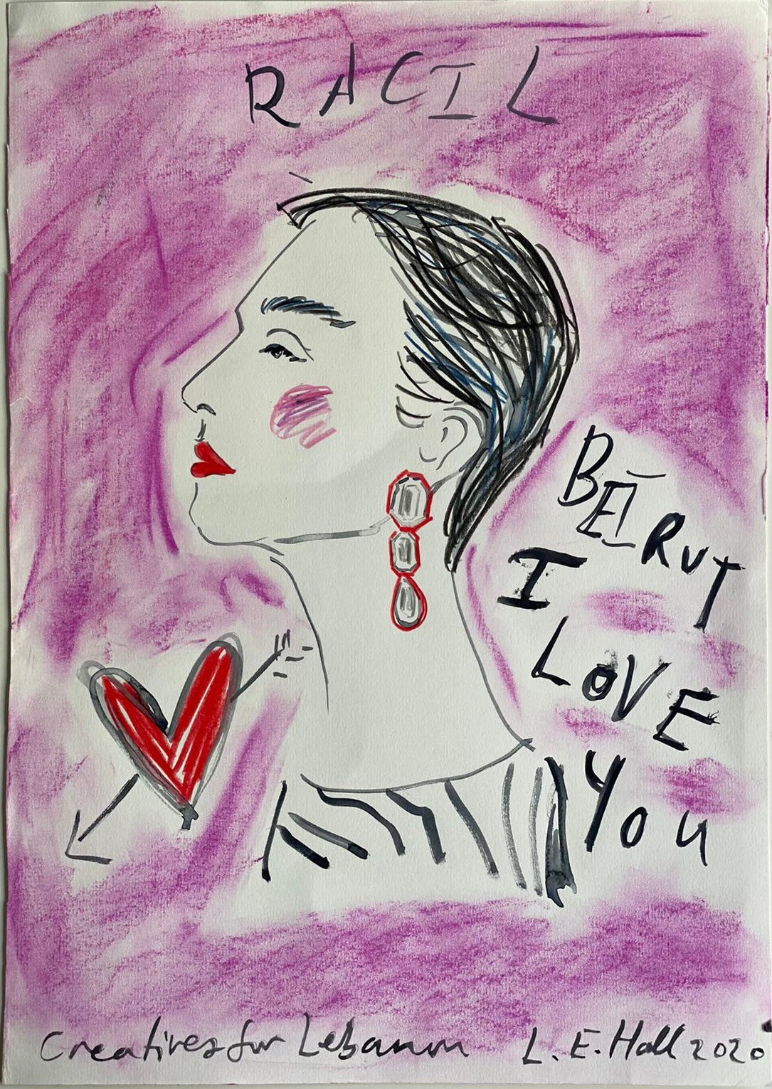 CFL x Beirut Re–Store RACIL Drawing