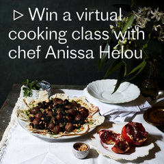 Virtual cooking class with Anissa Helou