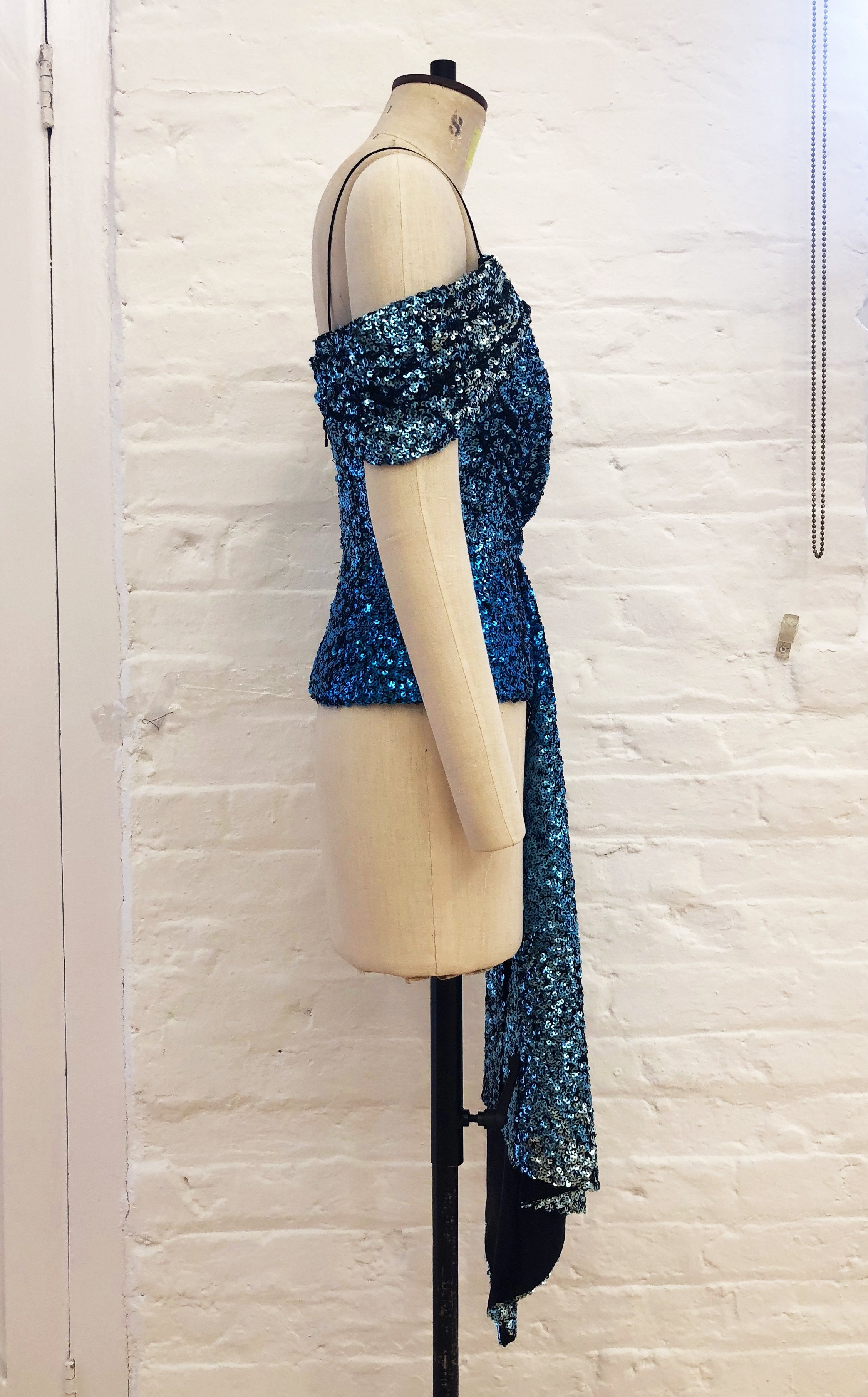 Halpern Sequin Bustier - Beirut Re–Store