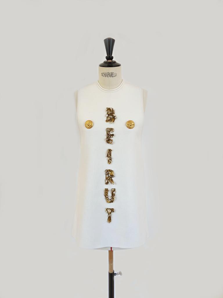 Embroidered tank top